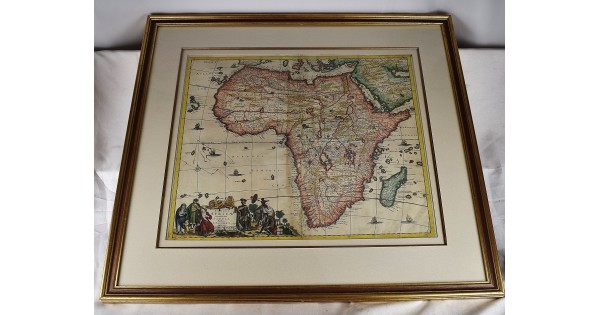 Totius Africae Accuratissima Tabula (17th Century Map Of Africa)